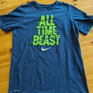 Nike Boys Tshirt Large dri-fit. Excellent condition. All time beast.